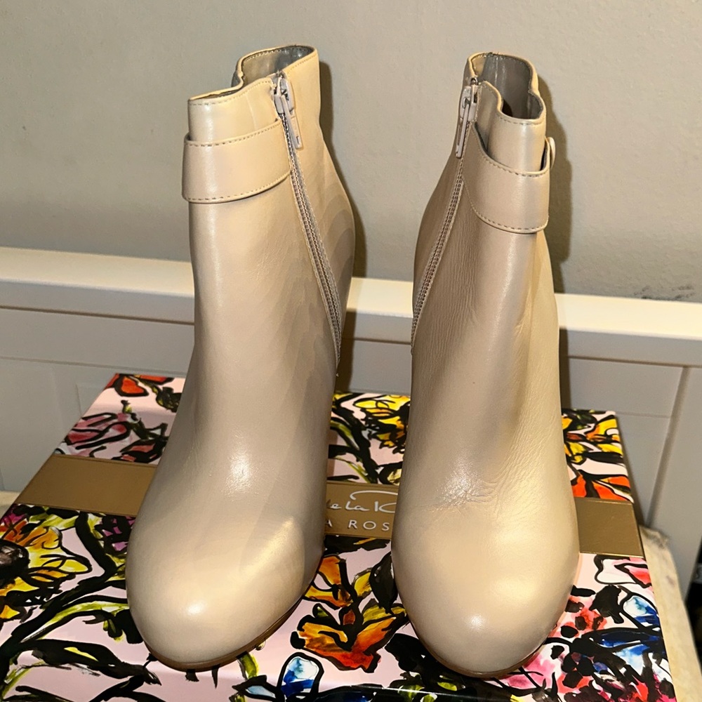 Nine West Heeled boots - cream. 8.5